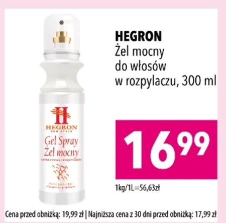 Żel do włosów Hegron