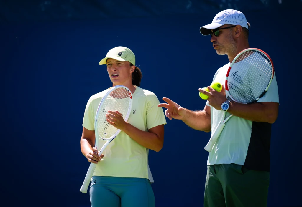 Iga Świątek i Tomasz Wiktorowski