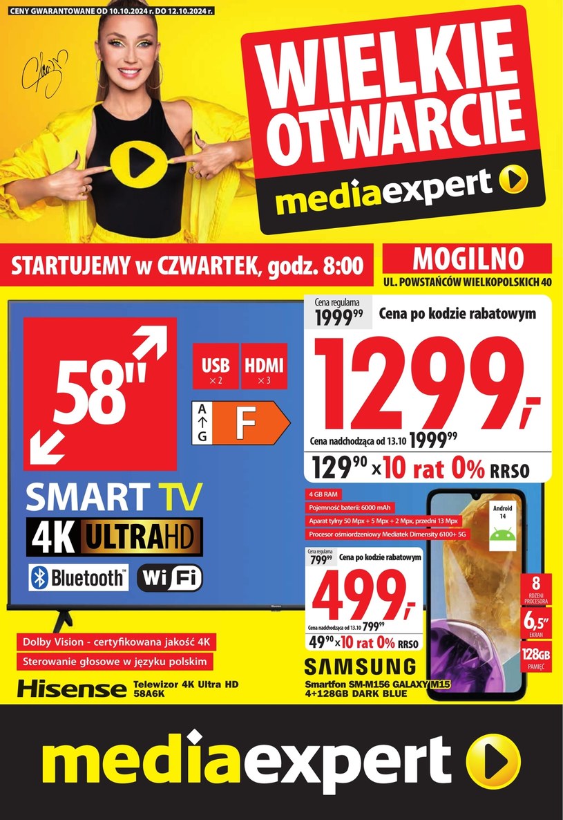 Gazetka promocyjna Media Expert - ważna od 10. 10. 2024 do 12. 10. 2024