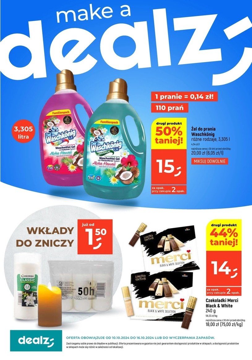 Gazetka promocyjna Dealz - ważna od 10. 10. 2024 do 16. 10. 2024