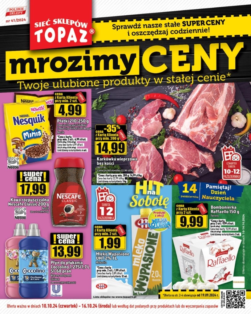 Gazetka promocyjna Topaz - ważna od 10. 10. 2024 do 16. 10. 2024