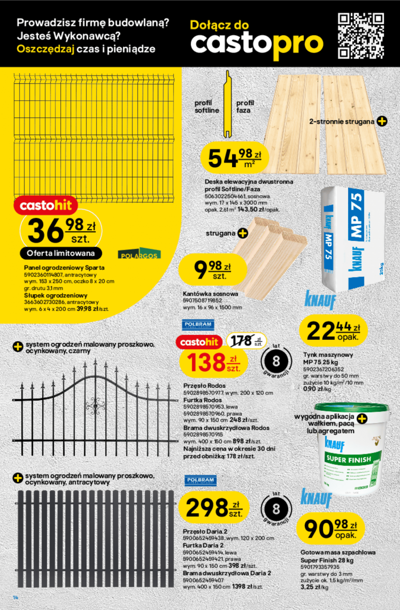Gazetka: Drzwi i podłogi to Castorama - strona 14