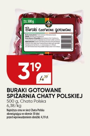 Buraczki gotowane Spiżarnia Chaty Polskiej niska cena