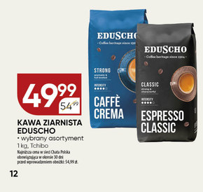 Eduscho Espresso Classic Kawa palona ziarnista 1000 g niska cena