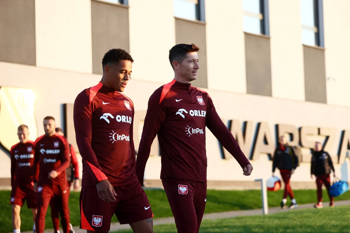 Michael Ameyaw i Robert Lewandowski Michael Ameyaw i Robert Lewandowski