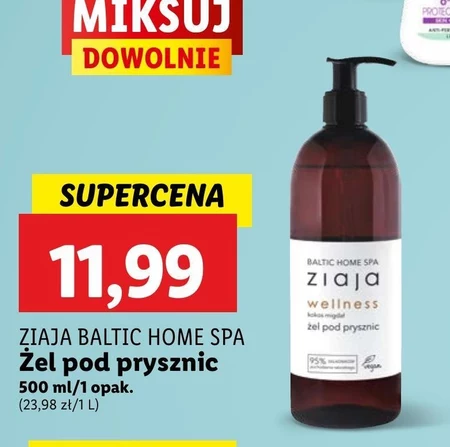 Ziaja Baltic Home Spa fit Żel 3 w 1 do mycia twarzy ciała i włosów mango 500 ml