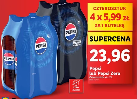 Pepsi-Cola Napój gazowany 8 l (4 x 2 l)