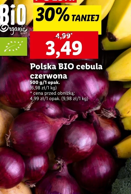 Cebula czerwona Bio