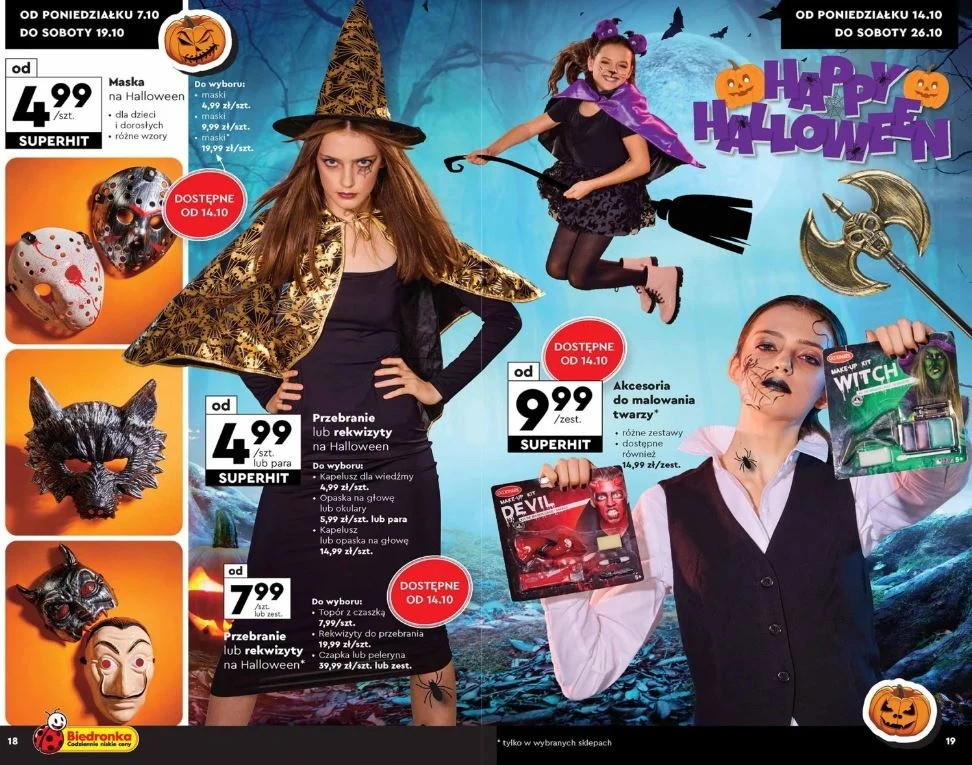 Oferta na Halloween w Biedronce!