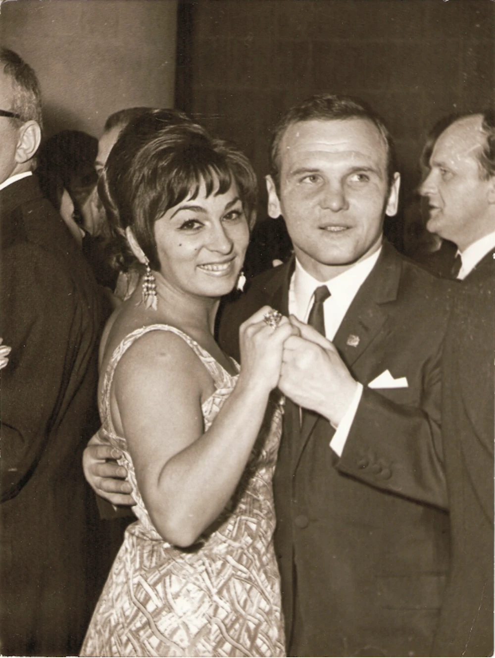 Helena i Jerzy Kulejowie w tańcu - zdjęcie z 1969 roku