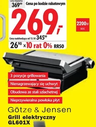 Grill elektryczny Götze & Jensen