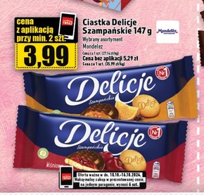 Delicje szampańskie Mondelez niska cena