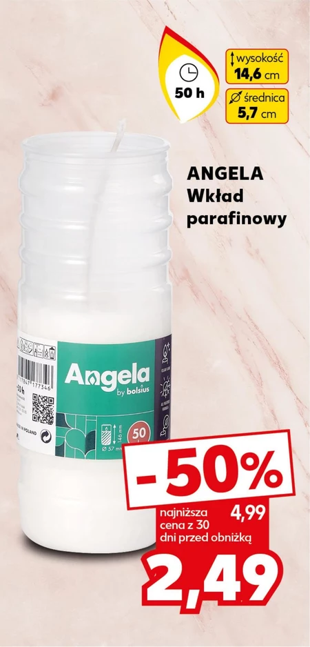 Wkład parafinowy Angela