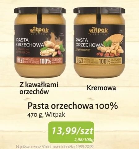 Pasta orzechowa Witpak