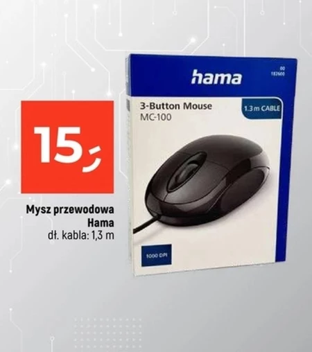 Mysz przewodowa Hama