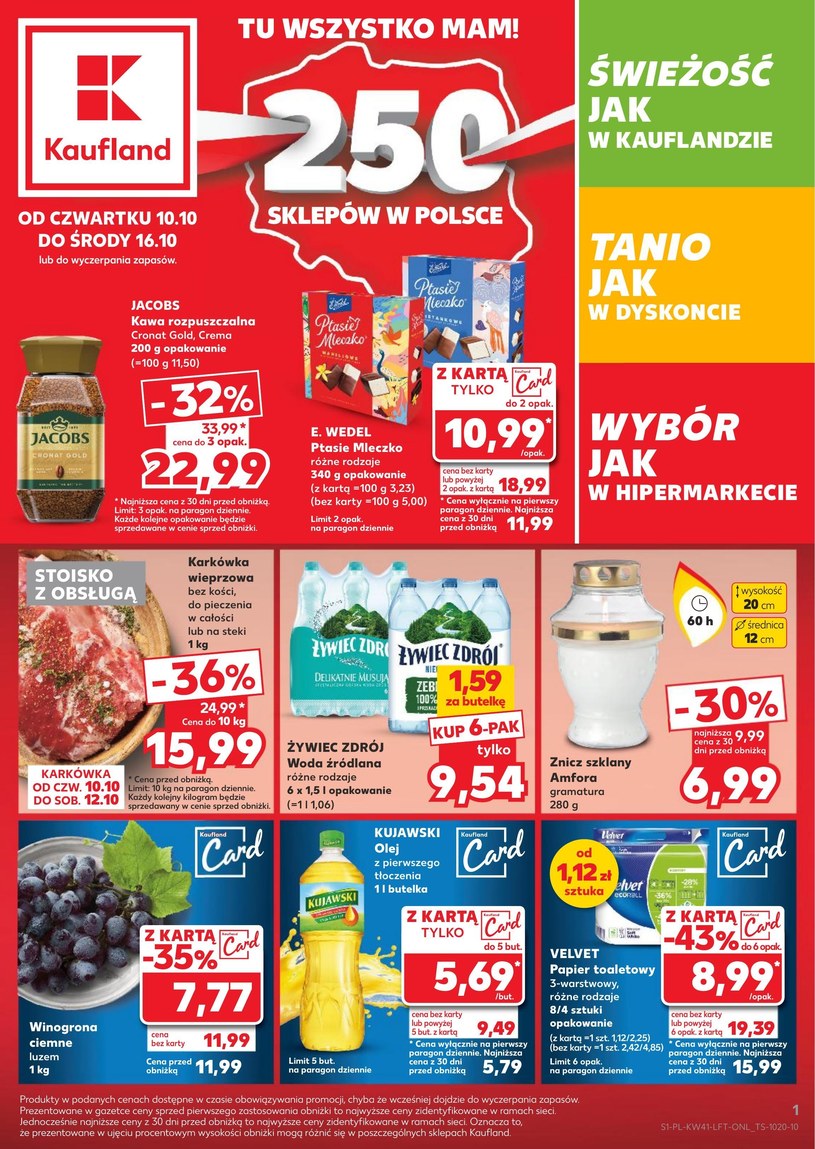 Gazetka: 250 sklepów, 250 powodów do zakupów! - Kaufland - strona 1