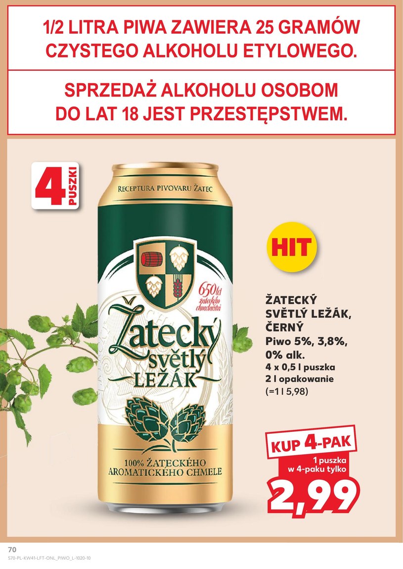 Gazetka: 250 sklepów, 250 powodów do zakupów! - Kaufland - strona 70