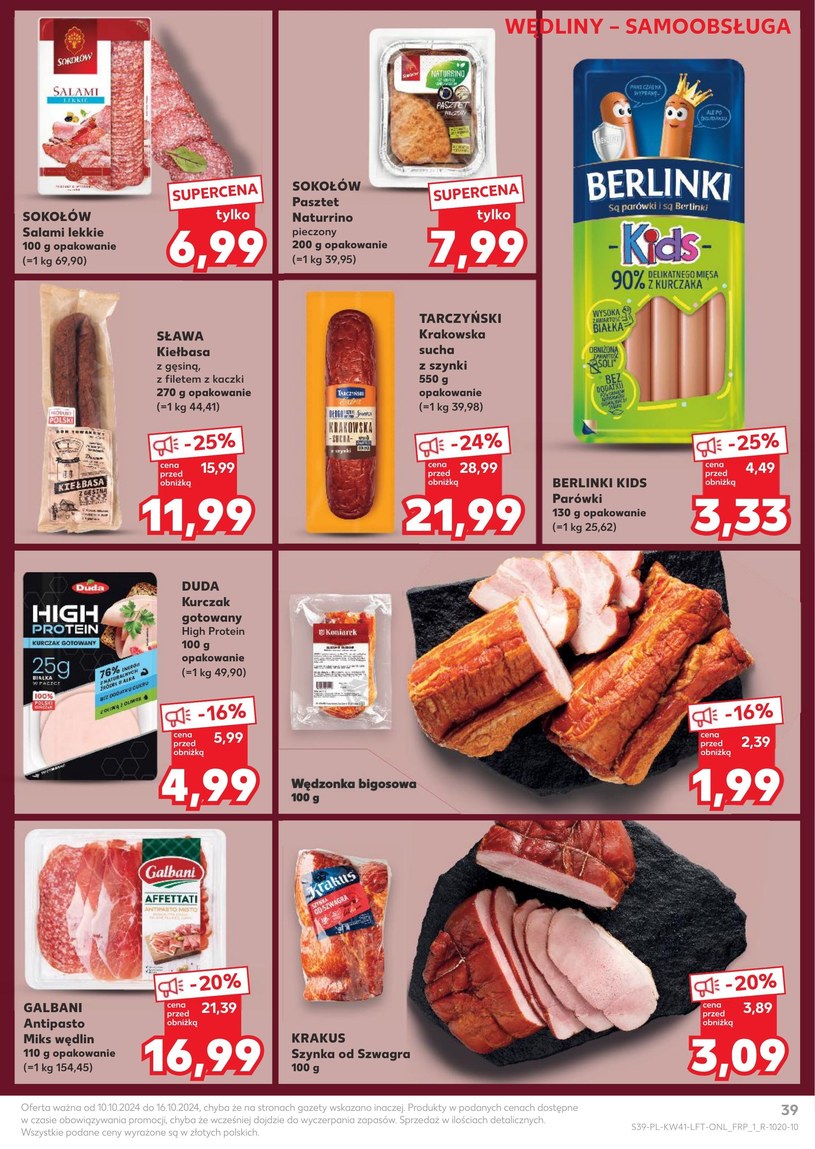 Gazetka: Super okazje na jesienne zakupy! - Kaufland - strona 39