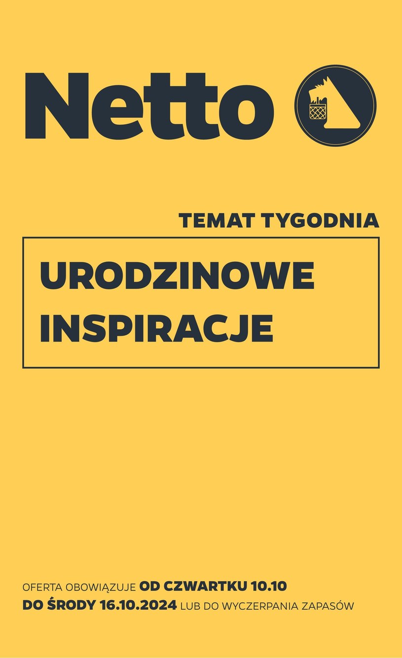 Gazetka: Urodzinowe inspiracje - Netto - strona 1