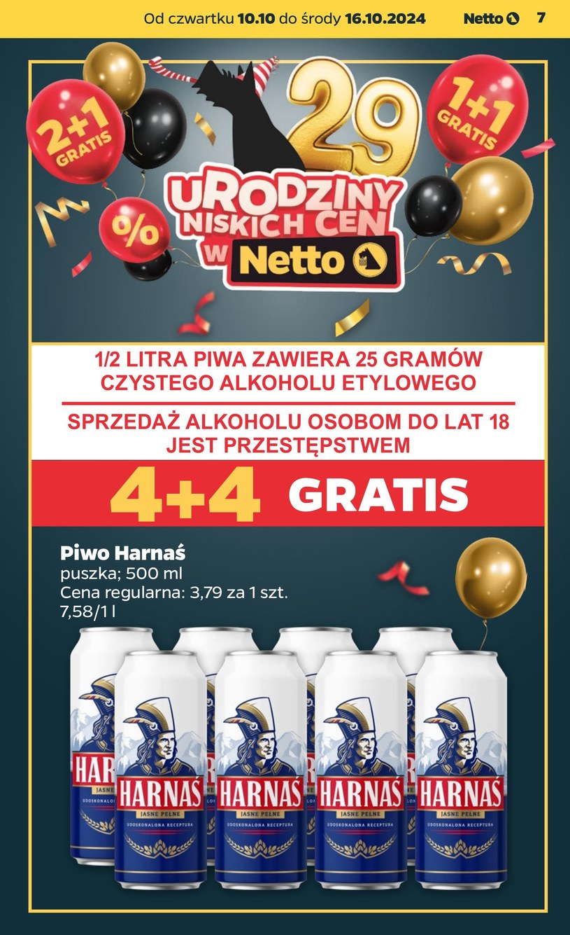 Gazetka: Urodziny niskich cen w Netto - strona 7