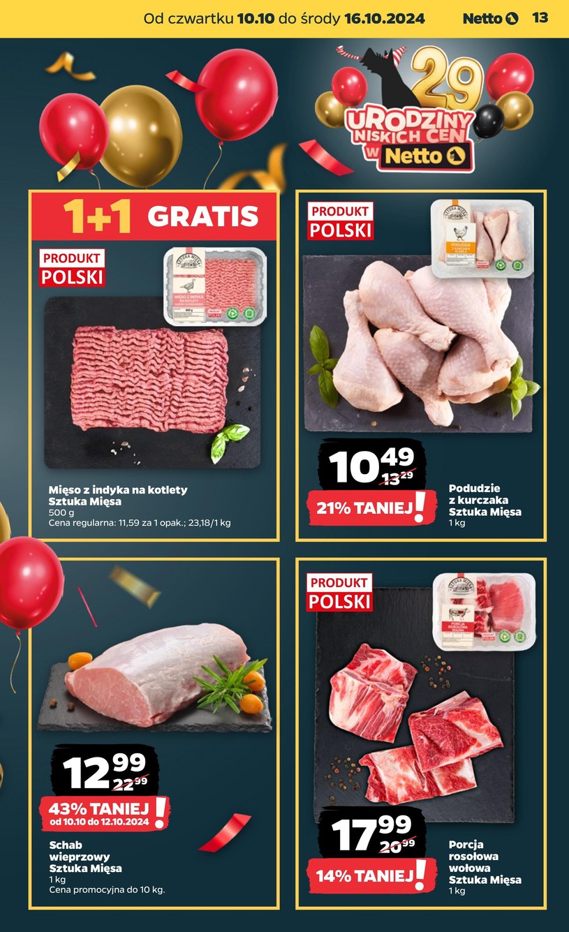 Gazetka: Urodziny niskich cen w Netto - strona 13