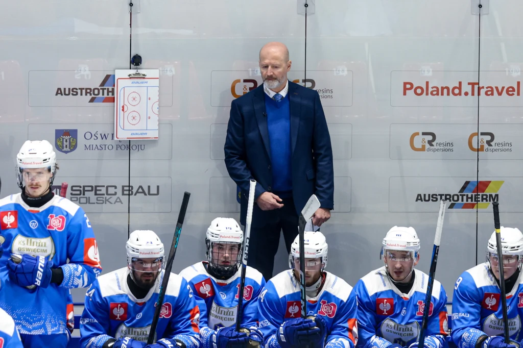 Nik Zupancić - trener hokeistów Re-Plast Unii Oświęcim Nik Zupancić - trener hokeistów Re-Plast Unii Oświęcim