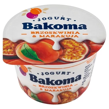 Bakoma Jogurt brzoskwinia & marakuja 200 g - 0