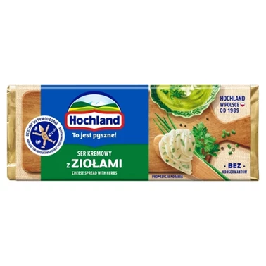 Hochland Ser kremowy z ziołami 90 g - 0