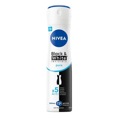 Nivea Black&White Invisible Pure Antyperspirant Spray 150ml - 0