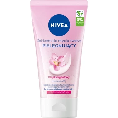 Nivea Łagodnie oczyszczający żel-krem do mycia twarzy cera sucha i wrażliwa 150 ml - 1