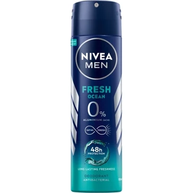 Nivea Fresh Ocean Dezodorant 0% Soli Aluminium Spray 150 ml - 0