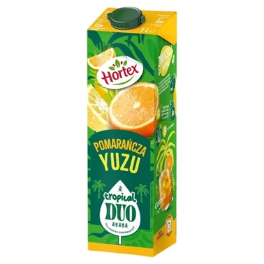 Hortex Tropical Duo Napój wieloowocowy pomarańcza yuzu 1 l - 0