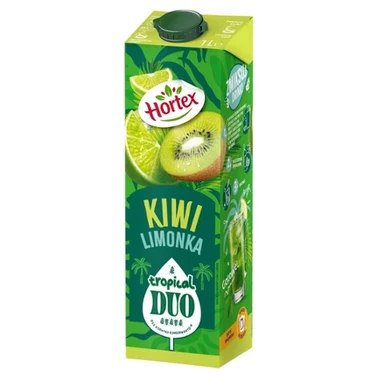 Hortex Tropical Duo Napój wieloowocowy z kiwi i limonką 1 l - 0