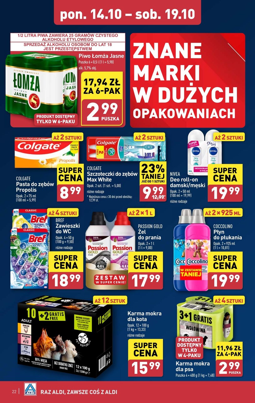 Gazetka: W dużych ilościach w Aldi!  - strona 22