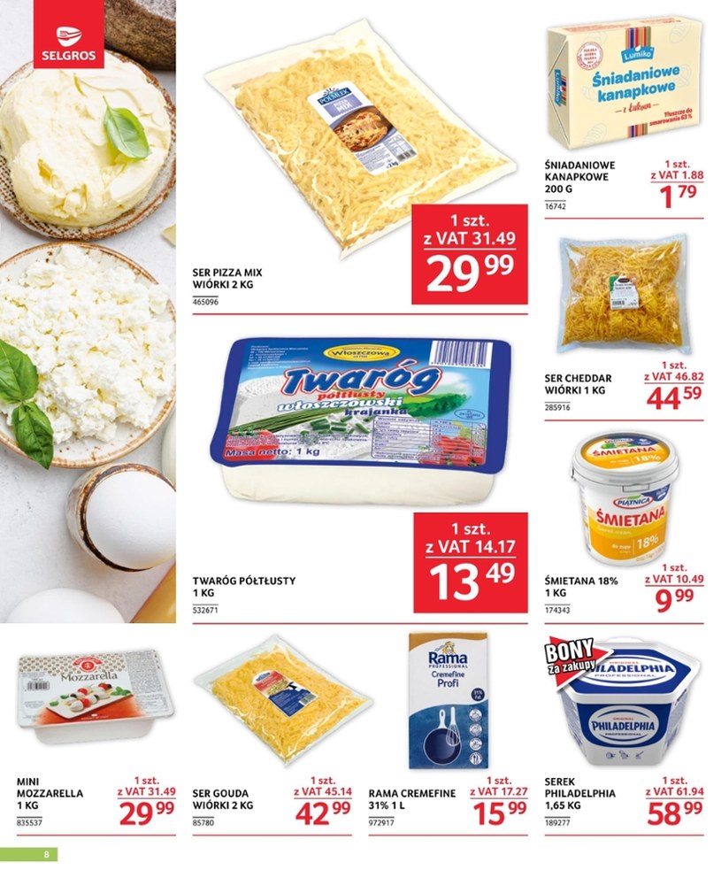 Gazetka: Oferta gastronomiczna Selgros - strona 8