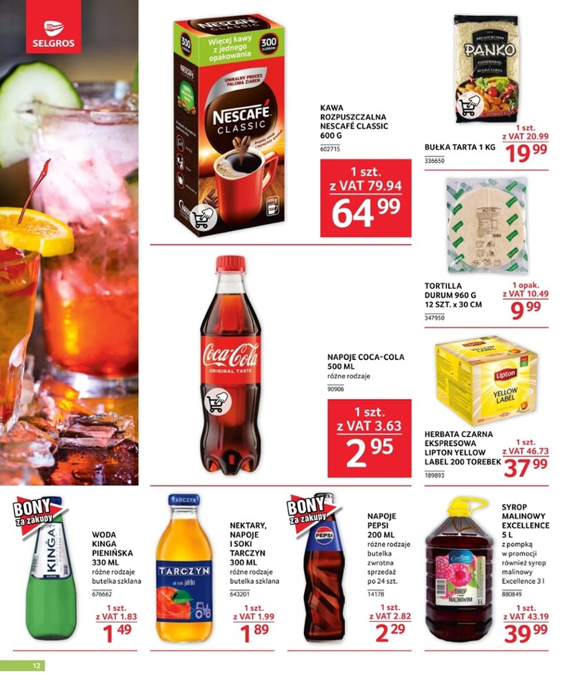 Gazetka: Oferta gastronomiczna Selgros - strona 12