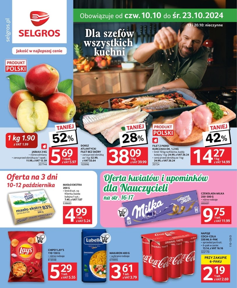 Gazetka promocyjna Selgros Cash&Carry - ważna od 10. 10. 2024 do 23. 10. 2024