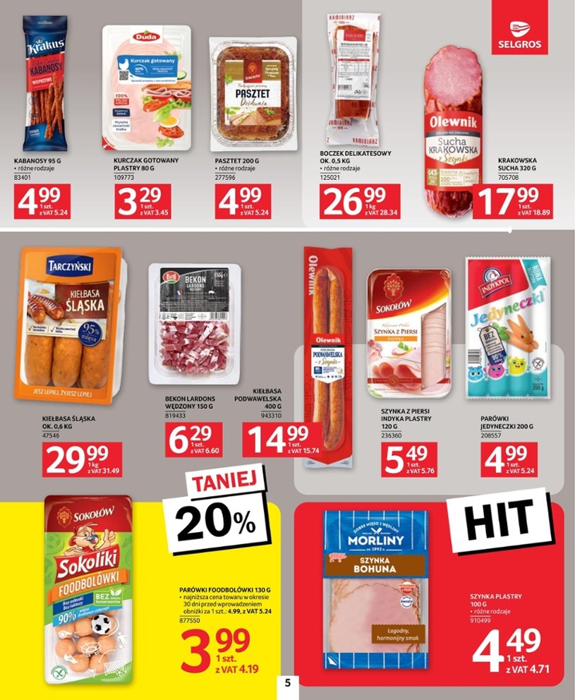 Gazetka: Oferta spożywcza Selgros (bez alkoholu)  - strona 5