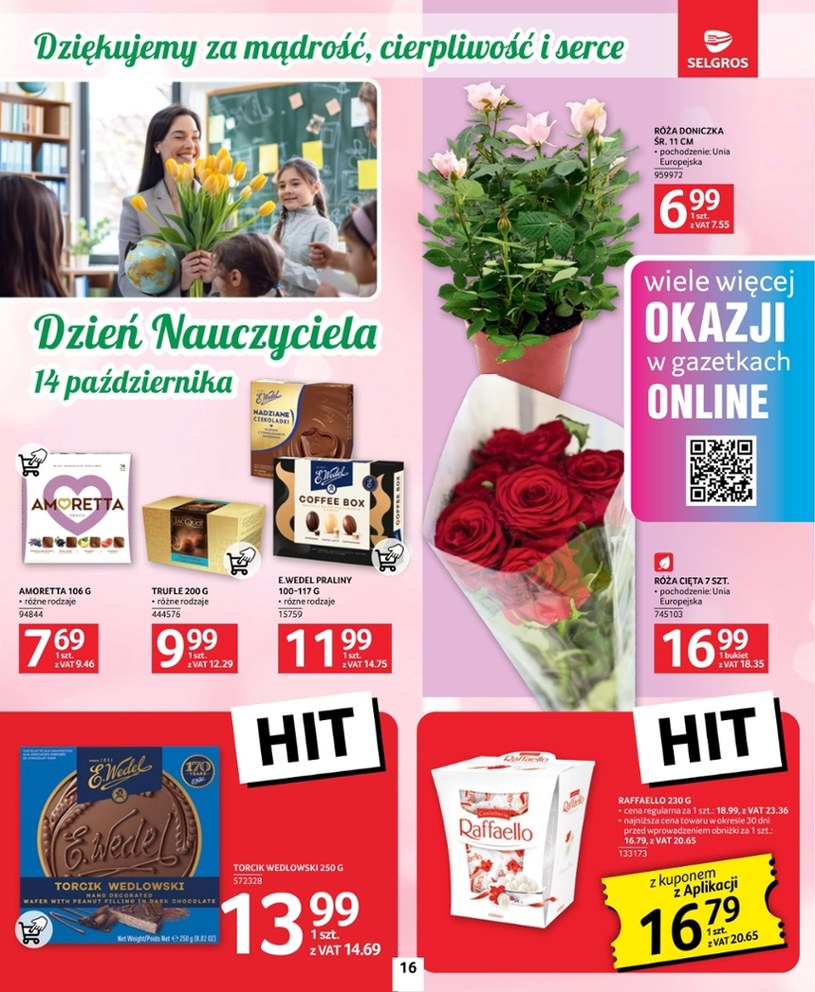 Gazetka: Oferta spożywcza Selgros (bez alkoholu)  - strona 16