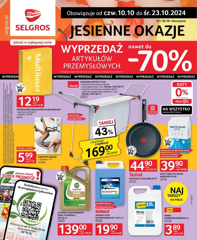 Gazetka: Jesienne okazje w Selgros  - strona 1