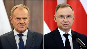 Donald Tusk i Andrzej Duda