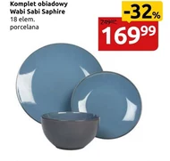 Komplet naczyń obiadowych Wabi Sabi Sapphire