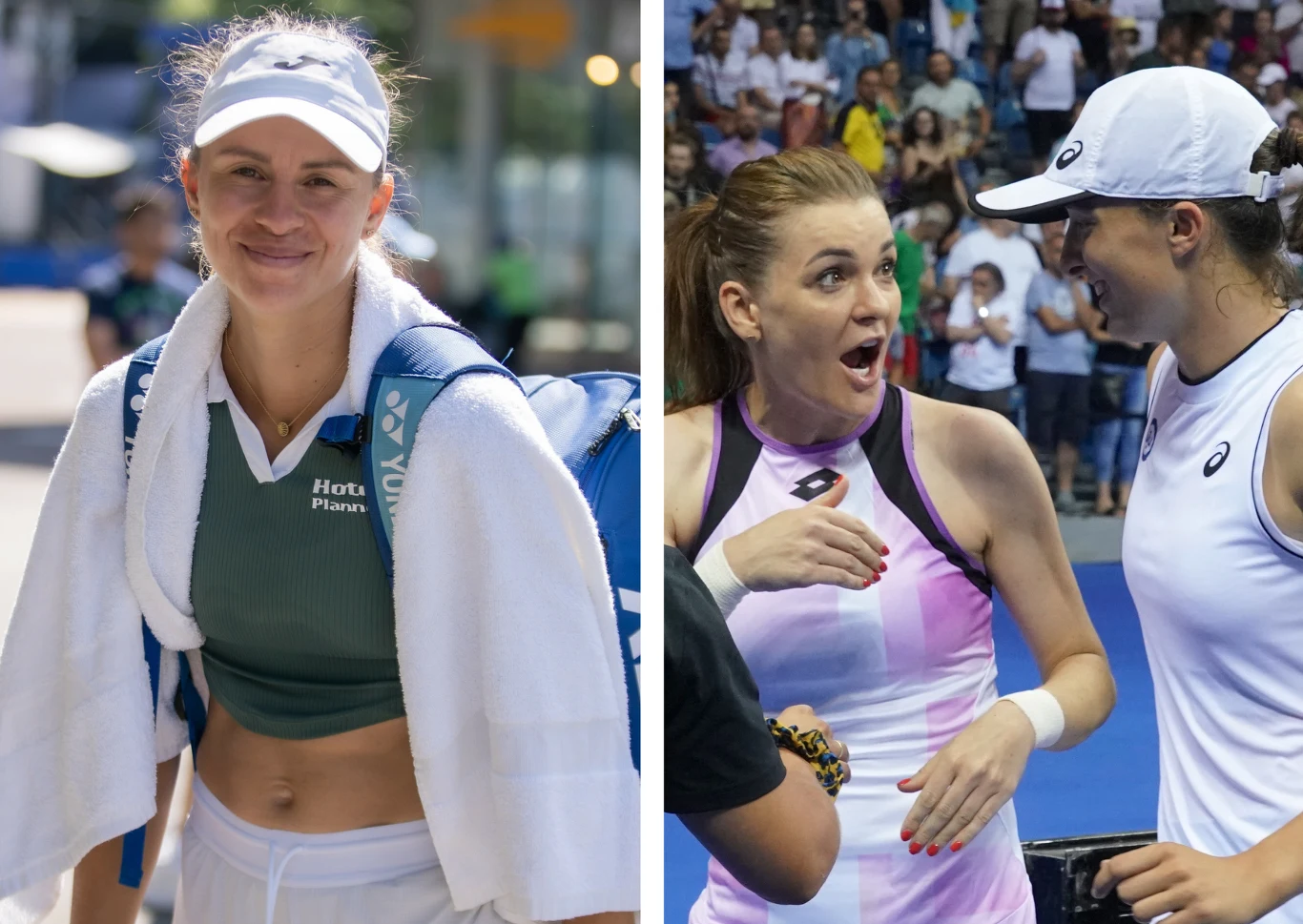 Magda Linette, Agnieszka Radwańska, Iga Świątek