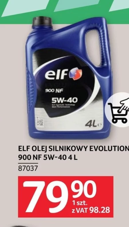 Olej silnikowy Elf Evolution