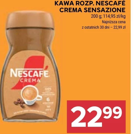Nescafé Crema Kawa rozpuszczalna 200 g