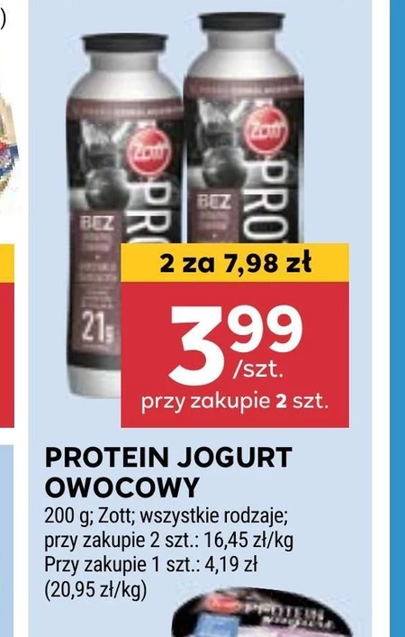 Jogurt owocowy Zott