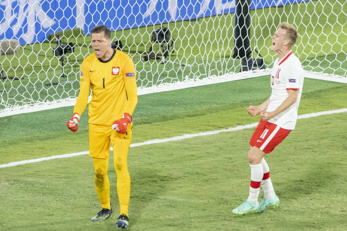 Wojciech Szczęsny i Karol Świderski