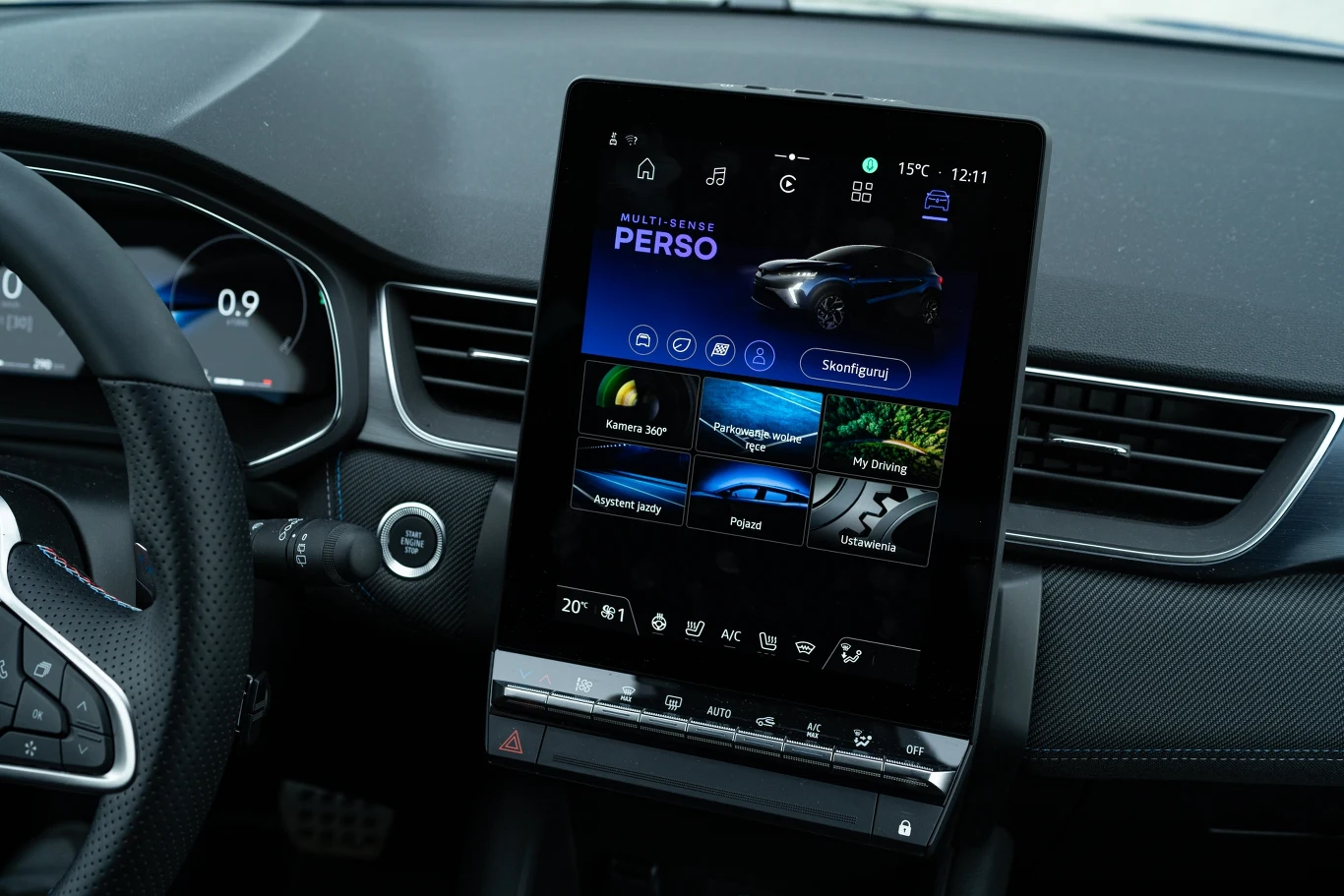 System infotainment Renault Captur esprit Alpine oparty został na Android Automotive. To świetne rozwiązanie