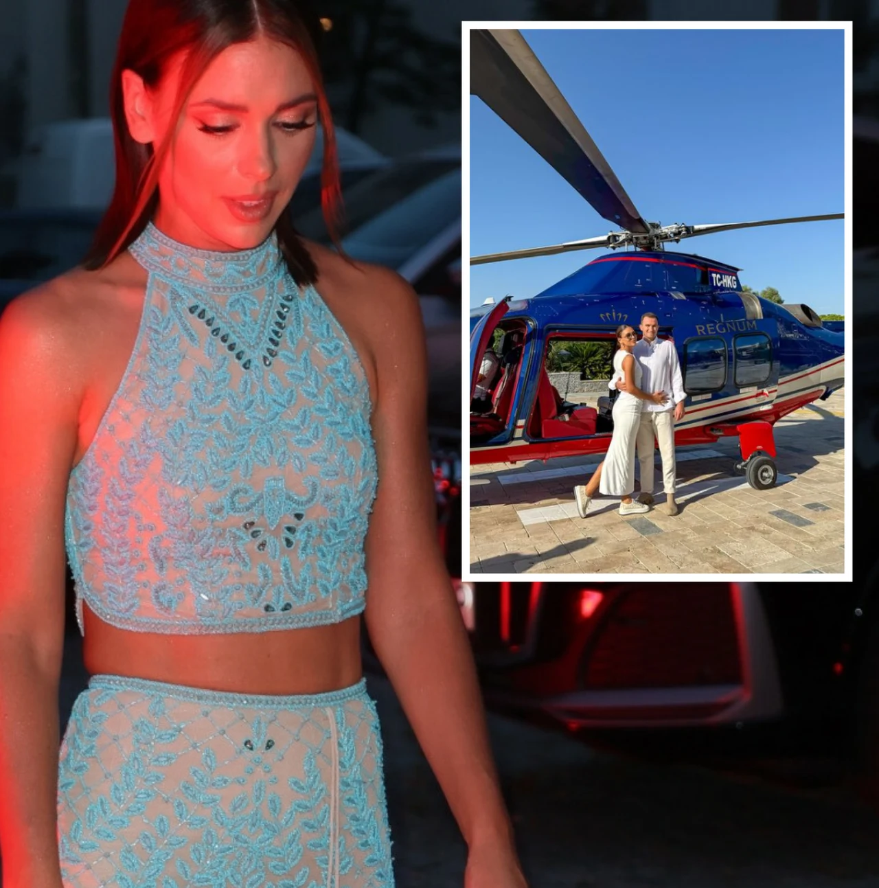 Klaudia Halejcio i Oskar Wojciechowski na wakacjach w Turcji /Instagram:@klaudiahalejcio Klaudia Halejcio i Oskar Wojciechowski na wakacjach w Turcji /Instagram:@klaudiahalejcio