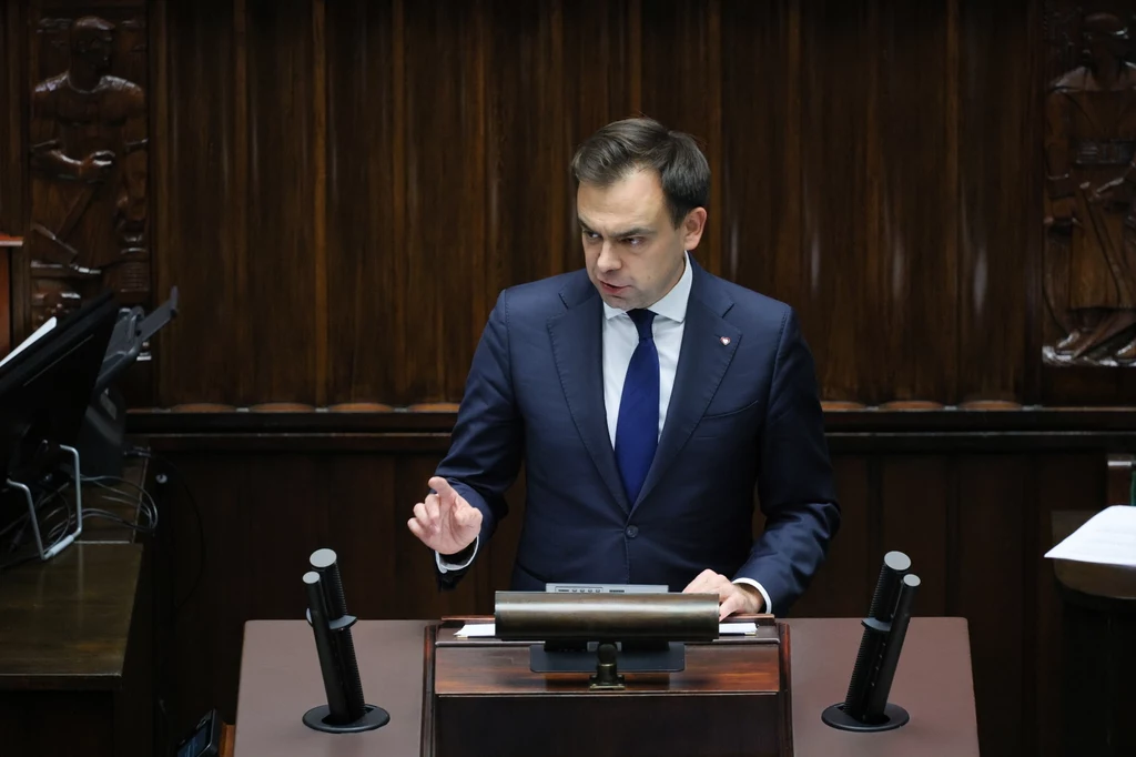 Minister finansów Andrzej Domański przedstawiał w czwartek w Sejmie projekt ustawy budżetowej